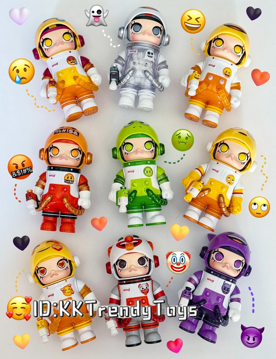 POPMART MEGA SPACE MOLLY emoji BOX フィギュア Amazon.com: POP MART MEGA Space Molly 100% × Emoji Series