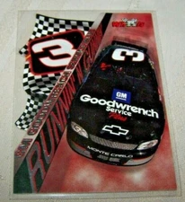 Dale Earnhardt 1999 Wheels Runnin' N Gunnin Die Cut Insert Card RG3 ...99s/h