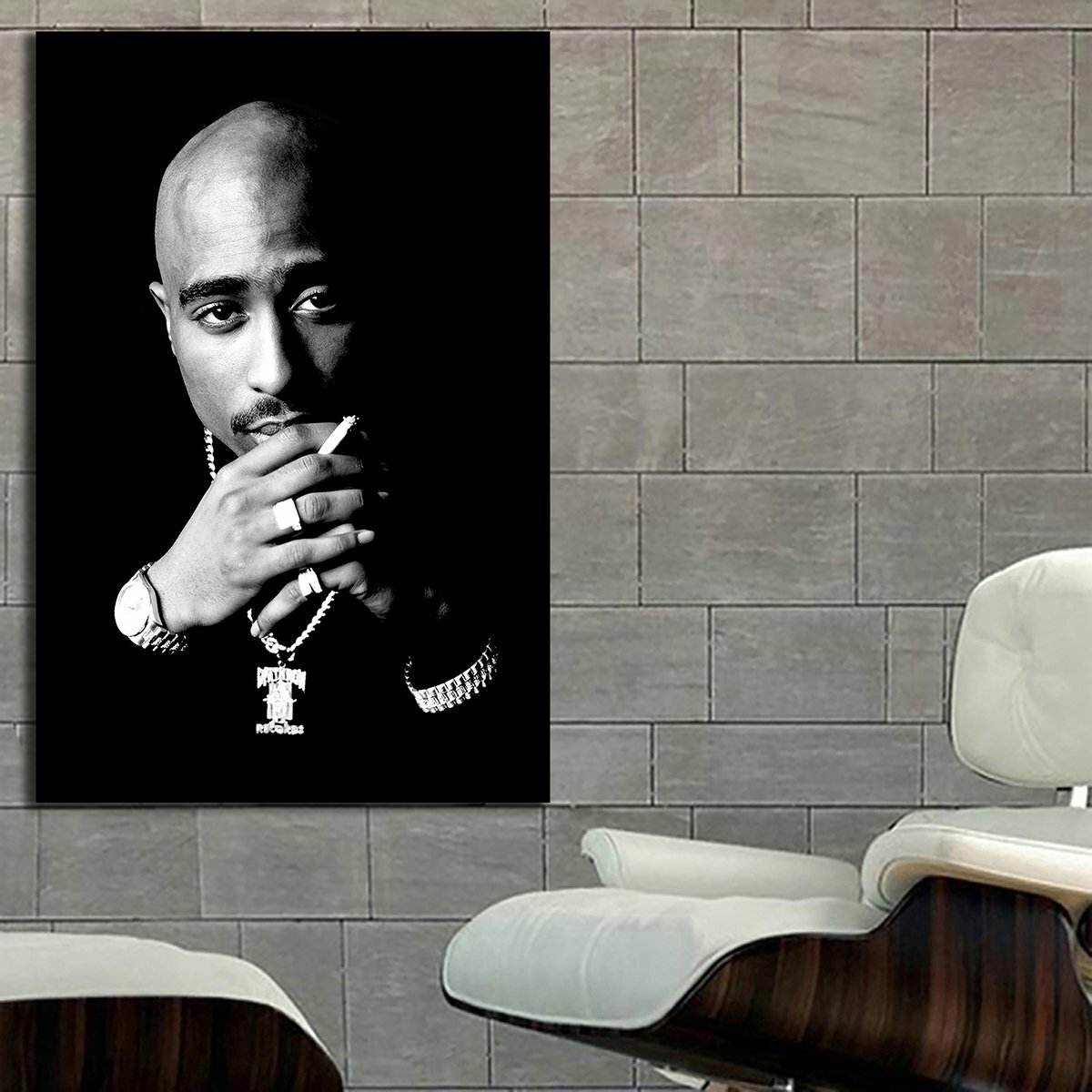 EB024 Tupac 2Pac Rap Hip Hop Art Music Musician Poster and Canvas