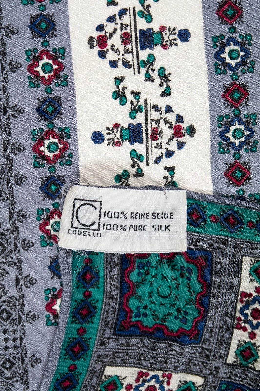 Authentic "Codello"/ "Codello" Silk Scarf - image 15