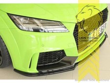 Rieger Frontspoiler Spoilerlippe Spoiler für Audi TT RS FV 8S Coupe Cabrio schwa