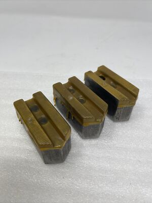 (3) Huron KT6P Steel Jaws For Lathe Chuck, 2 3/4  long