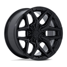 18x9 Fuel Wheels Flux Gloss Black Rims 6x135 Et1 1pc
