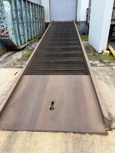 Heavy Duty Mobile Yard Ramp – 16,000 lb Capacity | 72" Wide x 36' Long