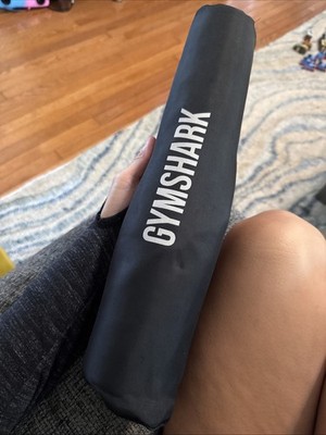 Gymshark Barbell Squat Pad Hip Thrust Pad Black Weightlifting Bar Cushion
