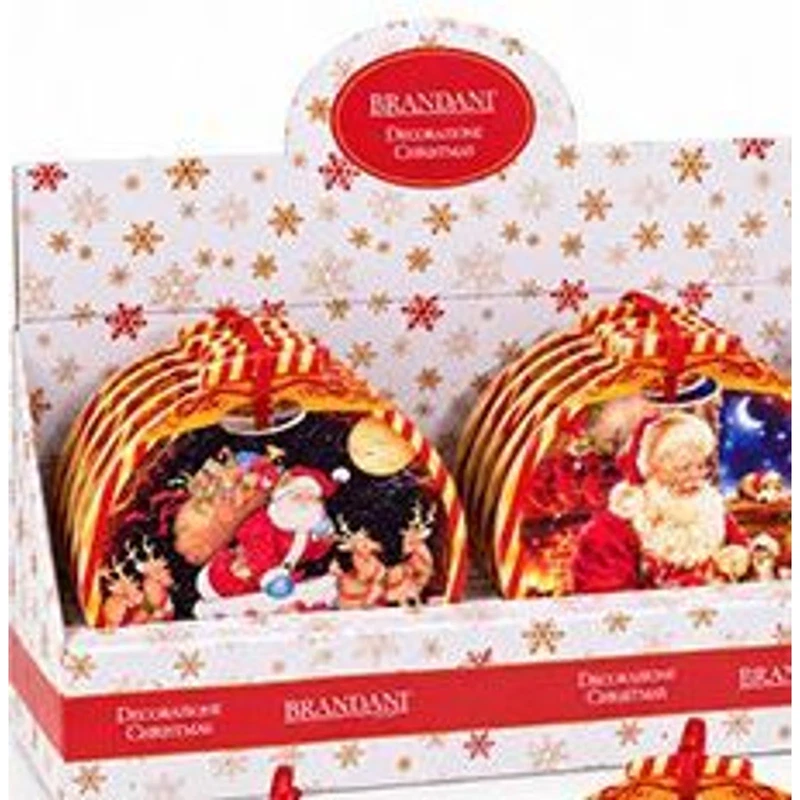 Sottopentola Natale Christmas Ceramica Sughero BRANDANI 20x21cm Decori Assortiti, fotografia 3 di 9