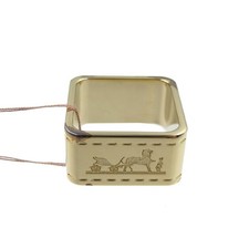 Hermes Bordeux Metal Gold Scarf Ring 0056 HERMES From Japan