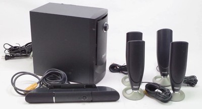 Dell MMS 5650 Computer Desktop Speakers Read Description Working Minor Issue