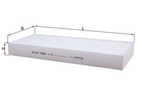 Mahle Innenraumfilter LA 279 Partikelfilter FüR MAN 2000 L2000