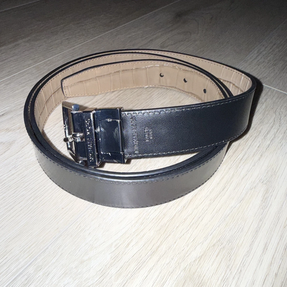 Michael Kors Leather Black Belts for Men for sale | eBay display picture 1