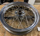 OEM Rolled edge Wheel spoke Harley FLH Glide 1967-73 Mid Star hub Shovelhead 16