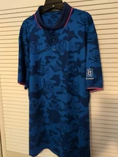G/FORE Golf Polo Camo Skulls TPC Scottsdale 2XL XXL