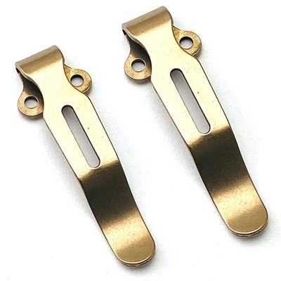 2 Edelstahl Taschenclips für Benchmade 535 Messer