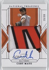 2025 National Treasures Treasured Material Signatures /99 Coby Mayo Auto 4k8