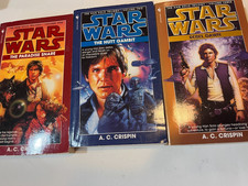 Star Wars Han Solo Trilogy Paradise Snare Hutt Gambit Rebel Dawn PB A C Crispin