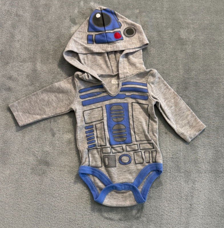 STAR WARS R2-D2 Infant Baby Boys Bodysuit