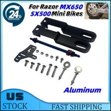 For Razor MX650 SX500 Mini Bikes Aluminum Bolt on Swing Arm Extension Kit 3"-4"
