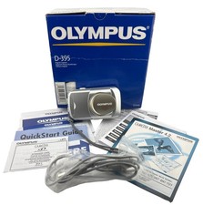 Olympus Digital Camera Camedia D-395 3.2MP Silver Tested Box And Inserts