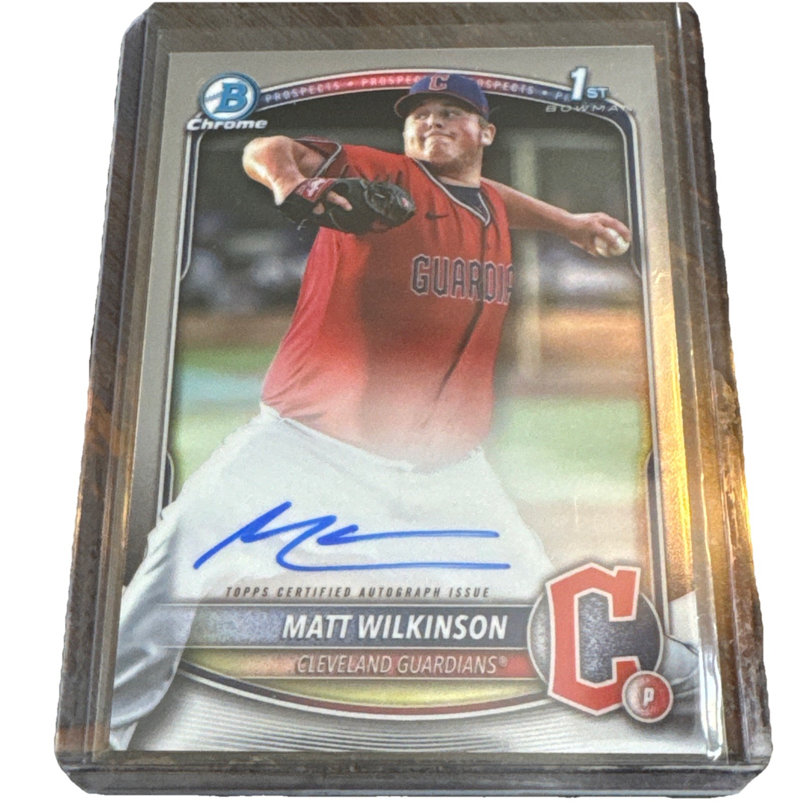 2025 Bowman - Chrome Prospect Autographs Matt Wilkinson #CPA-MW (AU, RC)