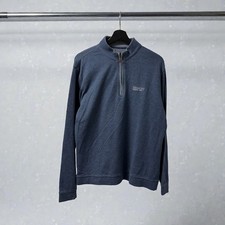 Johnnie-O Sully 1/4 Zip Sweater Men's Size: Medium Blue Preppy Pullover