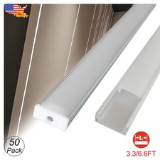 1M 2M U Shape Led Aluminum Channel System Silver For Kitchen Ceiling Led Strip