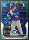 2023 Bowman Mega Box Axel Sanchez Prospects Aqua Mojo Refractor /225 #BCP-73