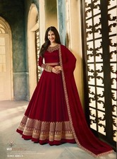 Indian Party Heavy Pakistani Salwar Kameez Anarkali Suit Wedding Gown Bollywood