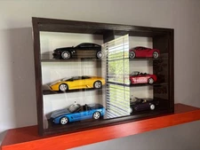Display Case for 1/18 Diecast (Hot Wheels) 6 Slots (READY TO SHIP/Made in USA)