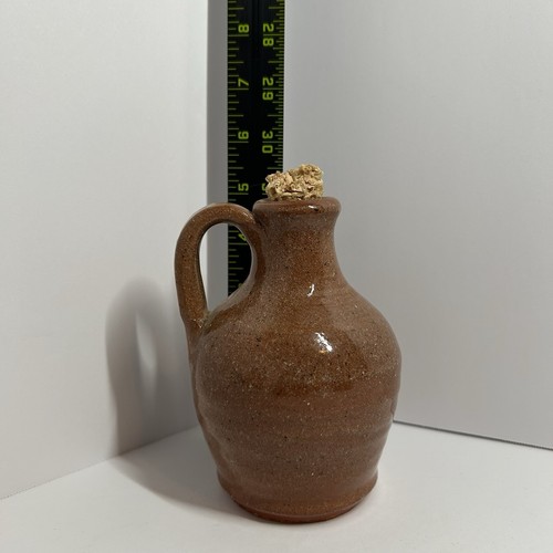 Vintage Whelchel Meaders Pottery Mini Jug w/Handle & Corn Cob Stopper – Signed! - Picture 4 of 8