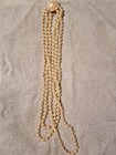 Vintage 3 Strand Faux Pearl Necklace With Rhinestones & Pearl Pendant. Mint Cond — photo 1