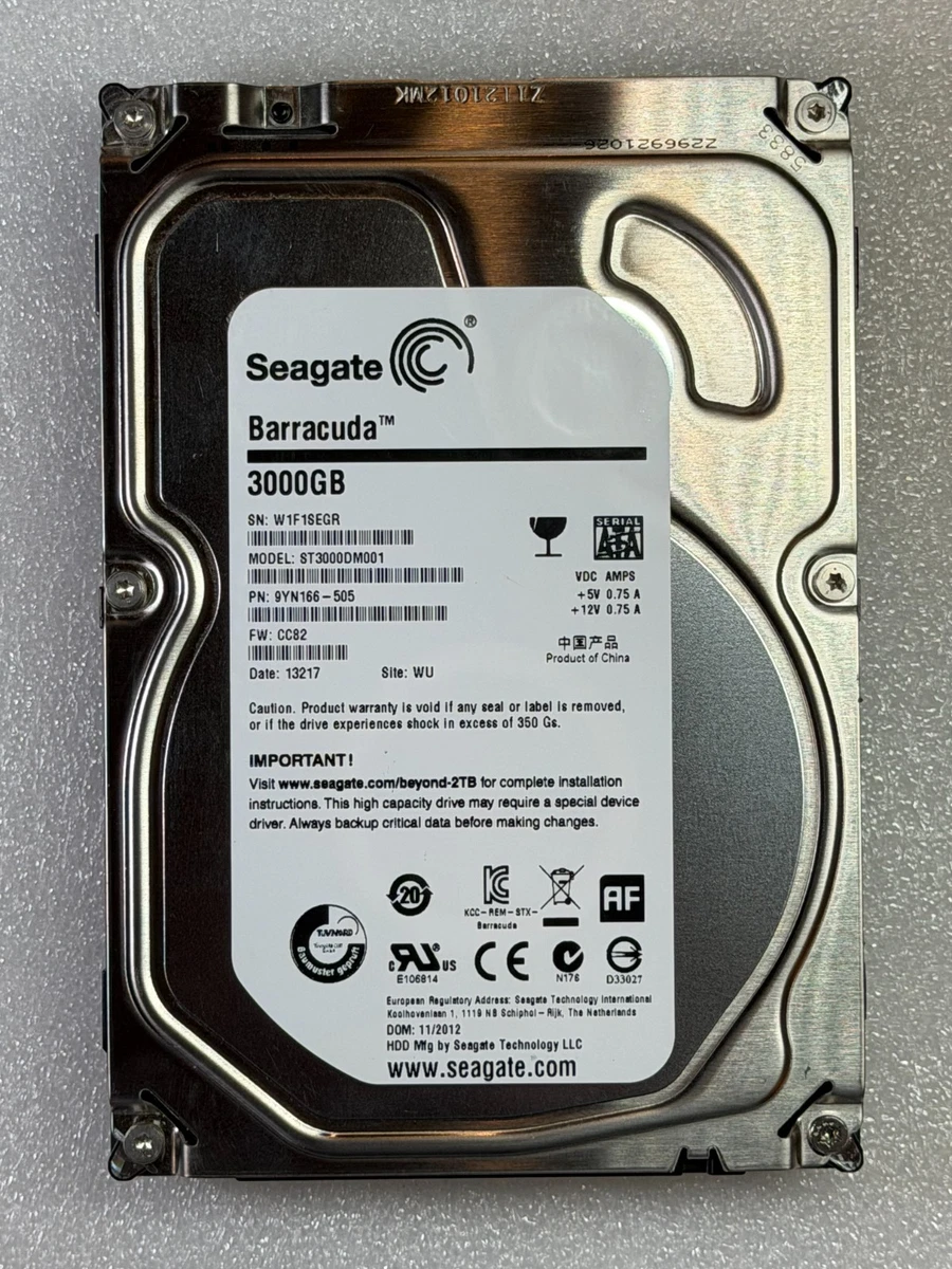 Seagate Barracuda St3000dm001 3tb for sale | eBay