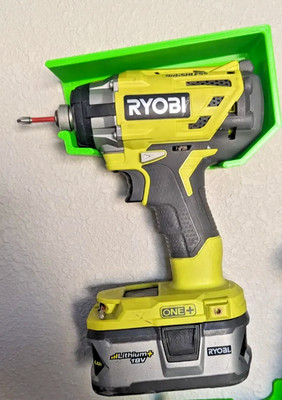 Ryobi Schlagschrauber Wandhalterung - sichere Werkzeugaufbewahrung für Werkstattorganisation