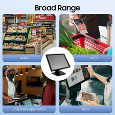 17in LCD Touchscreen Monitor Adjustable Angle LCD Display - 4:3, 5ms, 1280x1024