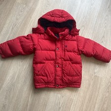 Toddler Polo Ralph Lauren Red Puffer Jacket size 4/4t