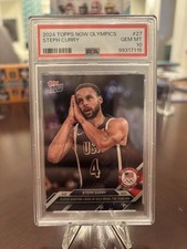 2024 Topps Now Olympic Steph Curry #27 PSA 10 GEM MT /89838 Basketball