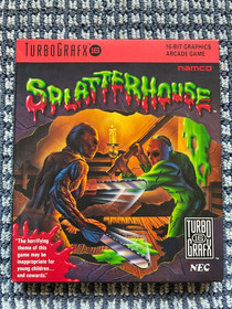 Splatterhouse TurboGrafx-16 CIB w/Outer Box Foam Excellent Condition TESTED TG16