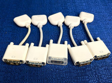 Lote de 5 Adaptadores de Pantalla Apple DVI a VGA M8754G/A Producto Original Apple