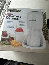 Hawaiian Shaved Ice S900A Snow Cone and Shaved Ice Machine - 55W,  120V, White