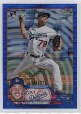 2023 Topps Chrome Blue Sonar Refractor 44/125 Michael Grove #22 1i5t