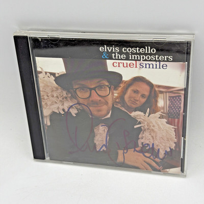 Cruel Smile - Elvis Costello & The Imposters CD 2002 Autographed Signed