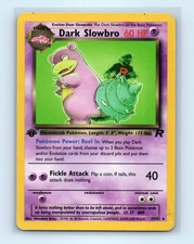 dark slowbro pokemon card value Pokemon Card Dark Slowbro Lv.27 No.080 Old Back 1997 NM-EX Japanese v5