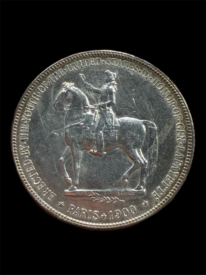 1900 Lafayette Commemorative Silver Dollar, Lot#1, Free Shipping - Image 2 of 2