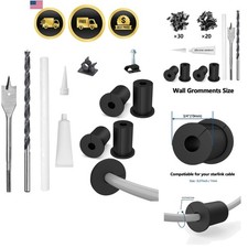 Starlink Cable Routing kit for 3/4inch Wall Hole,4PCS starlink Wall Grommets ...
