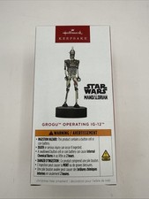Hallmark Keepsake 2025 Grogu Operating IG-12 Star Wars Magic Sound Ornament
