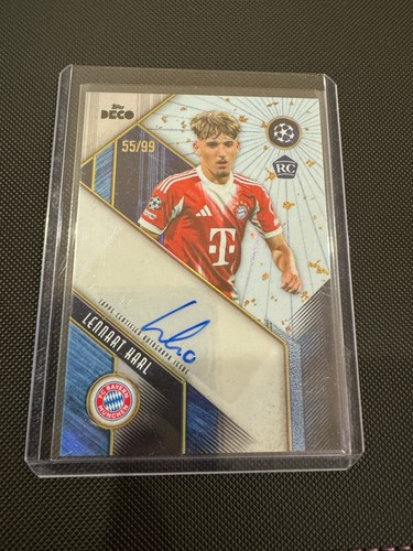 Lennart Karl 2025 Topps Deco UEFA Autograph card