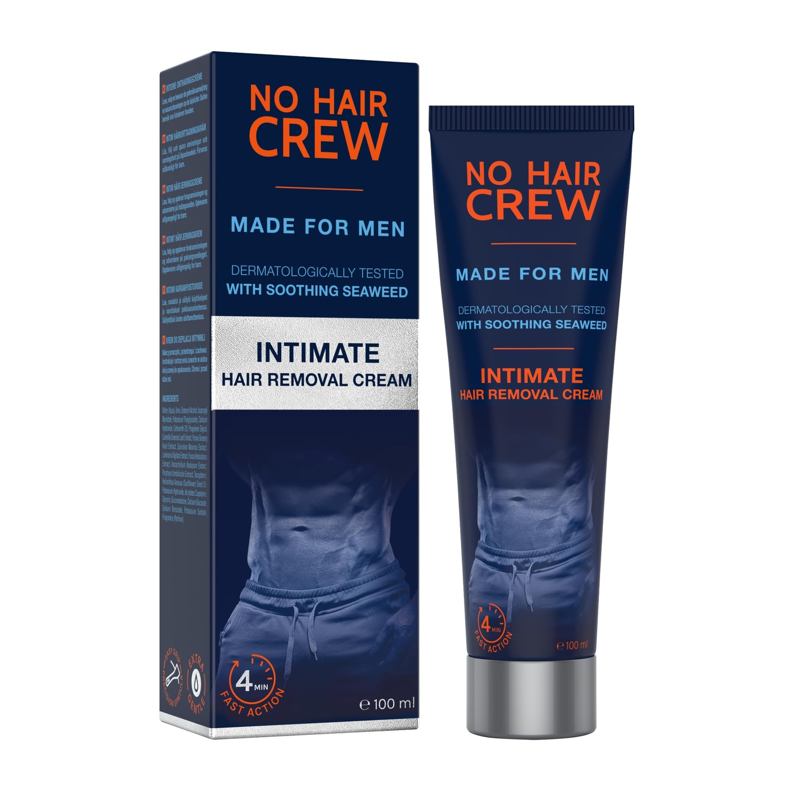Intimate Hair Removal Cream for Men – Extra Gentle, Fast & Painless Depilatio...