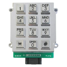HUBBELL GAI-TRONICS  Keypad,Steel,Stainless Steel,Accessory 45KG63