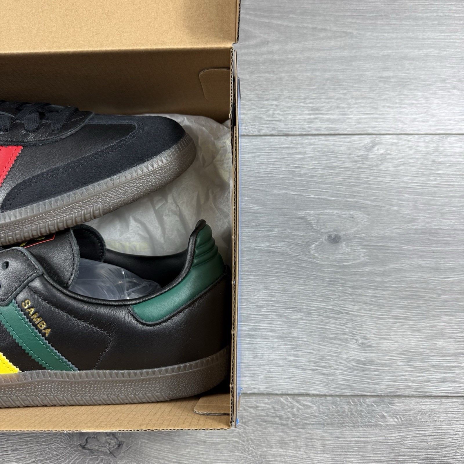 Adidas Samba Jamaica / Rasta Pack ‘Black Version’ - Size UK 7 / EU 40 2/3 image 5