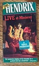 Jimi Hendrix Hendrix: Live at Monterey VHS NTSC HBO Video NR Concert 1967 Sealed
