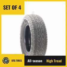 Set Of 4 Used 25570r17 Goodyear Wrangler Territory At 112t - 9.532 Set Of 4 Used 25570r17 Goodyear Wrangler Territory At 112t - 9.532